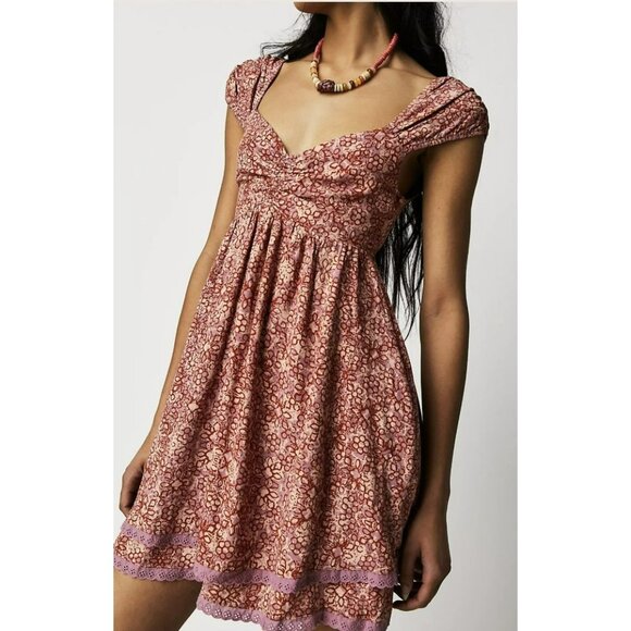 Free People Tabitha Mini Dress Medium MSRP $128 - Picture 1 of 9